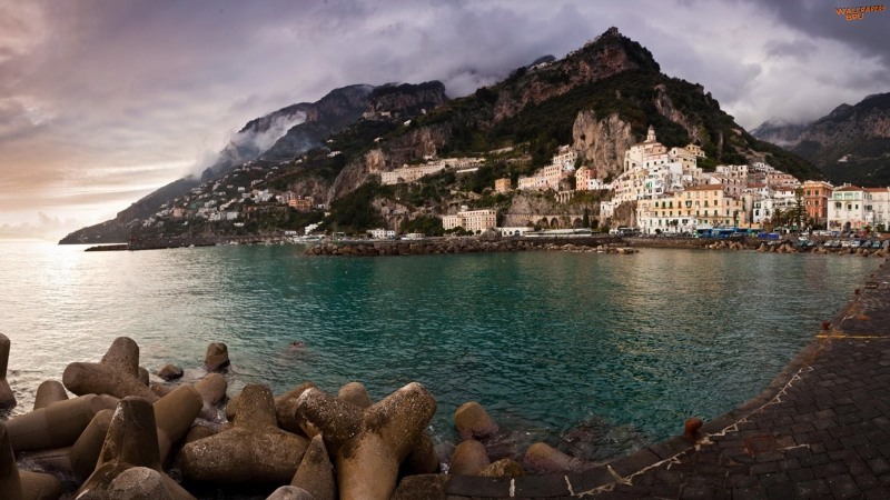 Amalfi coast 1600x900 HD