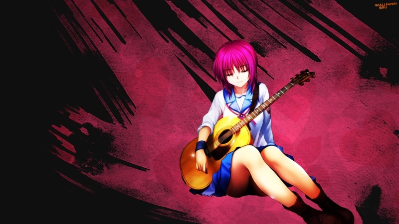 Anime acoustic guitar 1920x1080 HD