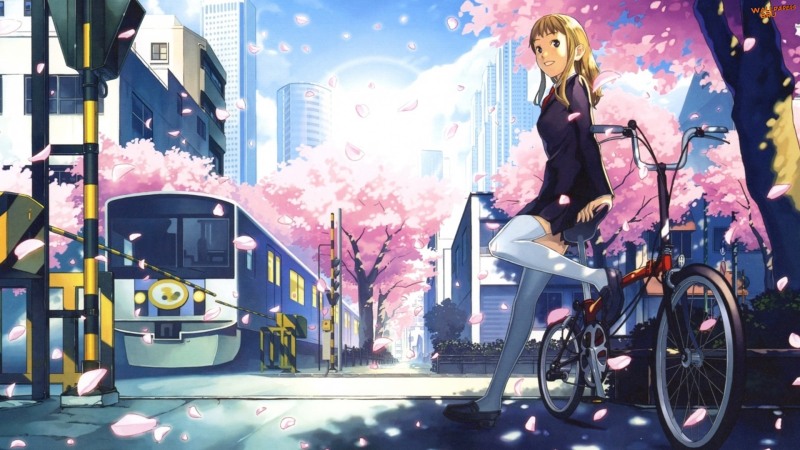 Anime city 1920x1080 HD