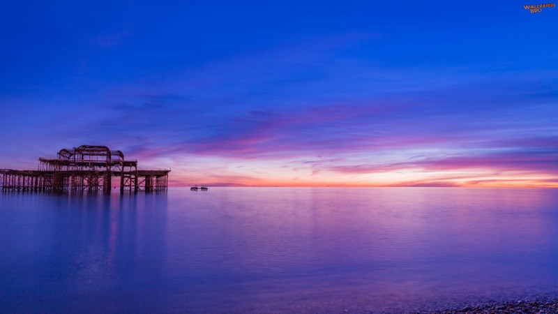 Brighton pier sunset 1920x1080 HD
