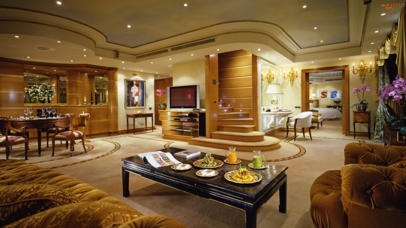 Luxury apartment living room 1920x1080