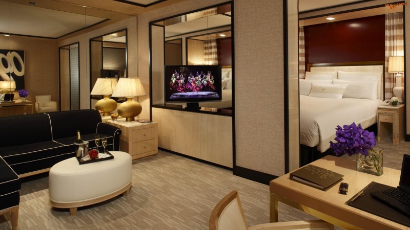 Luxury hotel room 1920x1080 HD