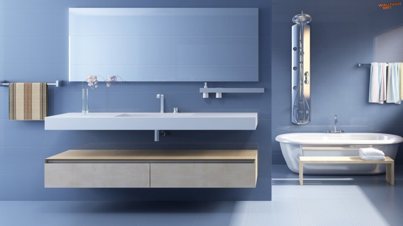 Minimalist bathroom design 1920x1080 HD