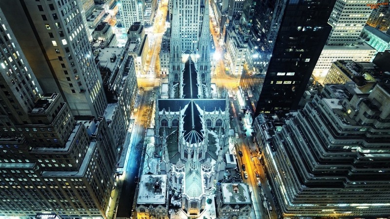 St patricks cathedral new york 1600x900 HD