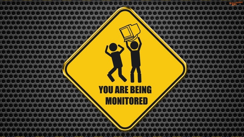 You are being monitored 1920x1080 HD