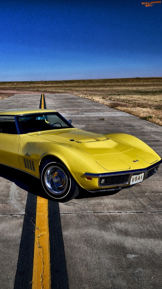 Chevrolet corvette yellow