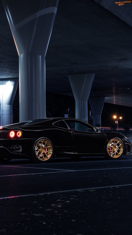Ferrari modena aristo black side view